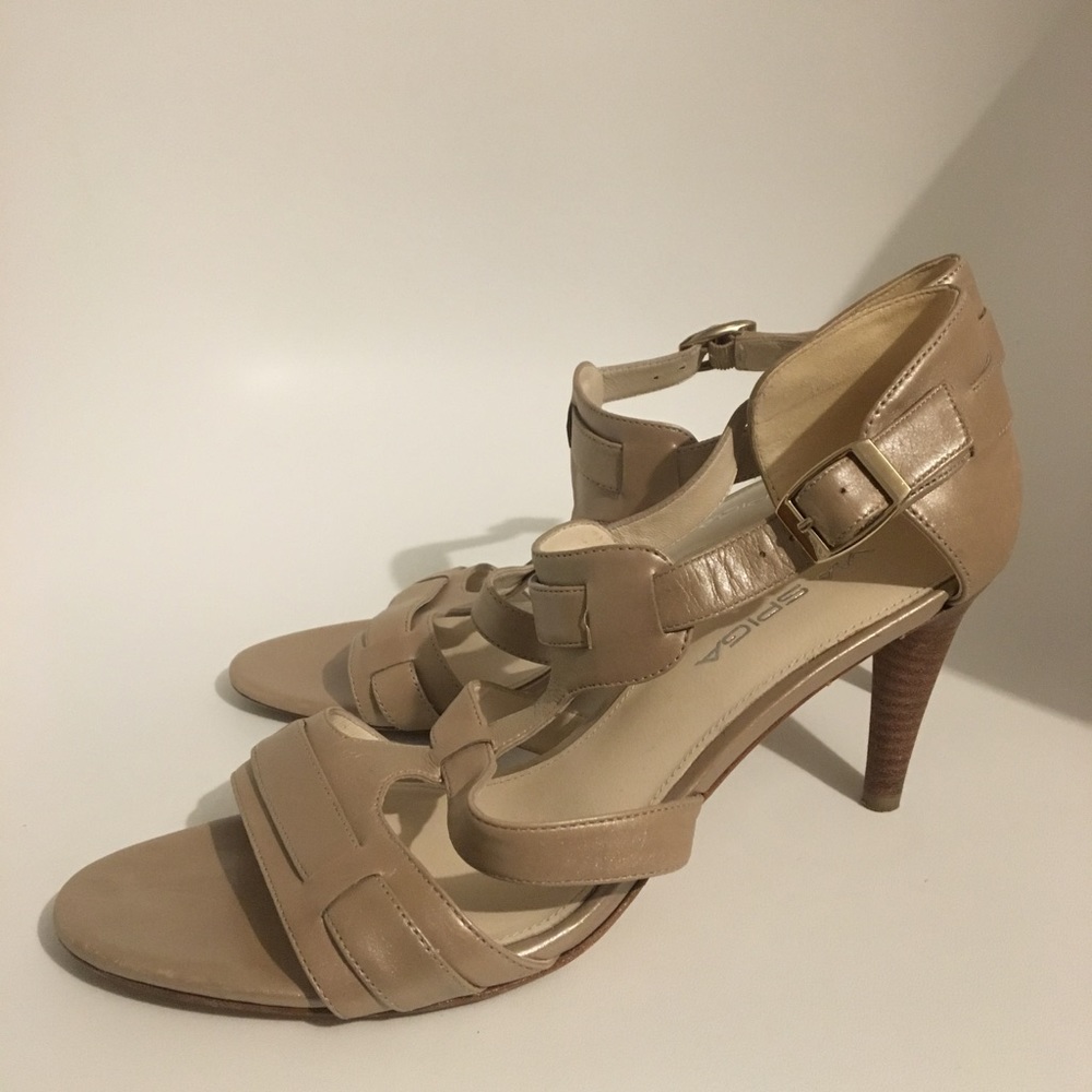 High Heel Ivory Champagne Sandals from Via Spiga
