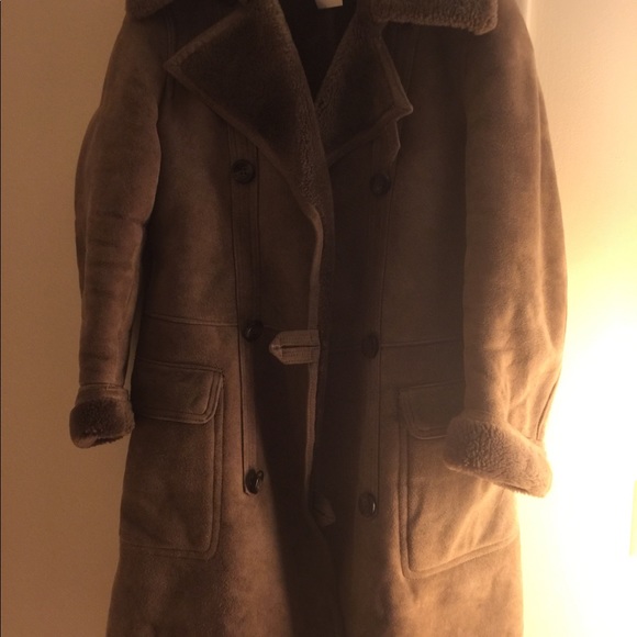 Vintage 70s oversized suede sheepskin Shearling - Picture 5 of 6