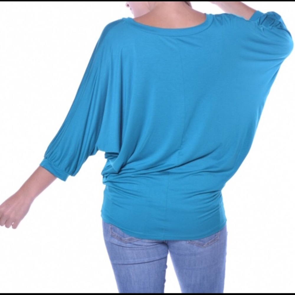 π₯π SMALL Deep Green Kimono Tunic - Picture 4 of 5