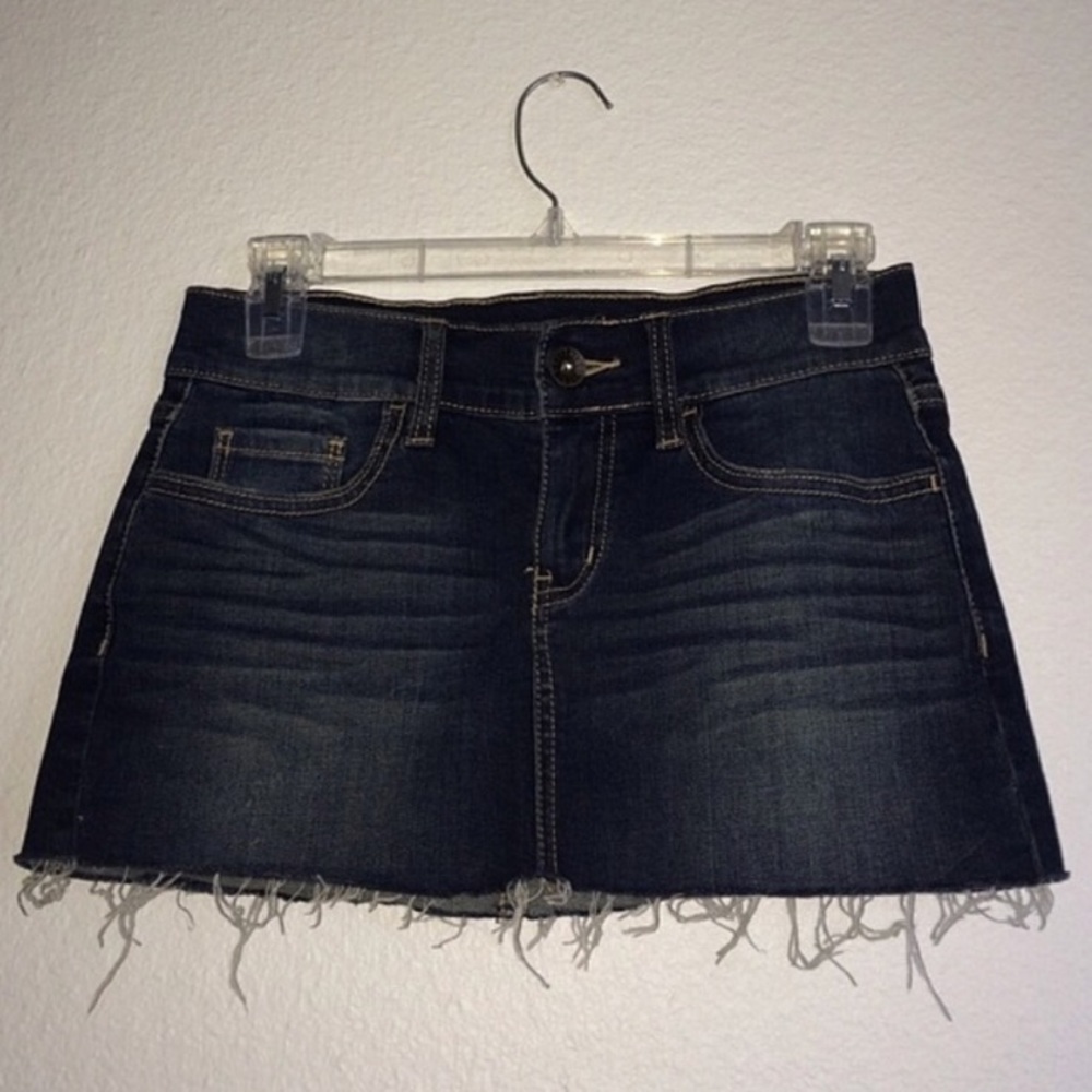 Denim jean skirt