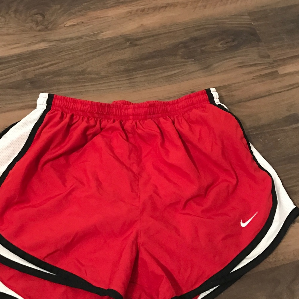 Adult Small Red and Black Nike Shorts