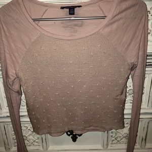 Long Sleeve Crop Top