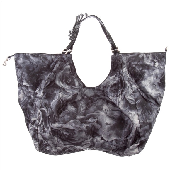 Valentino Rose Print Tote - Picture 6 of 9