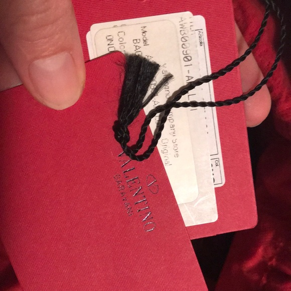 Valentino Rose Print Tote - Picture 5 of 9