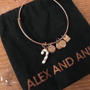 Alex & Ani Peppermint Rose Gold Bracelet/Bangle