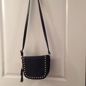 Black and Gold crossbody purse