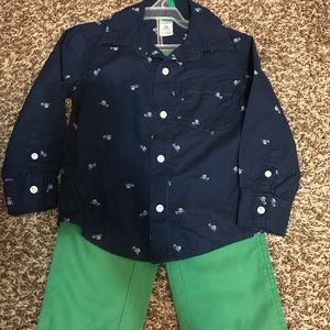 Carters 2T boy outfit