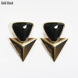 Crystal Arrow Stud Earrings