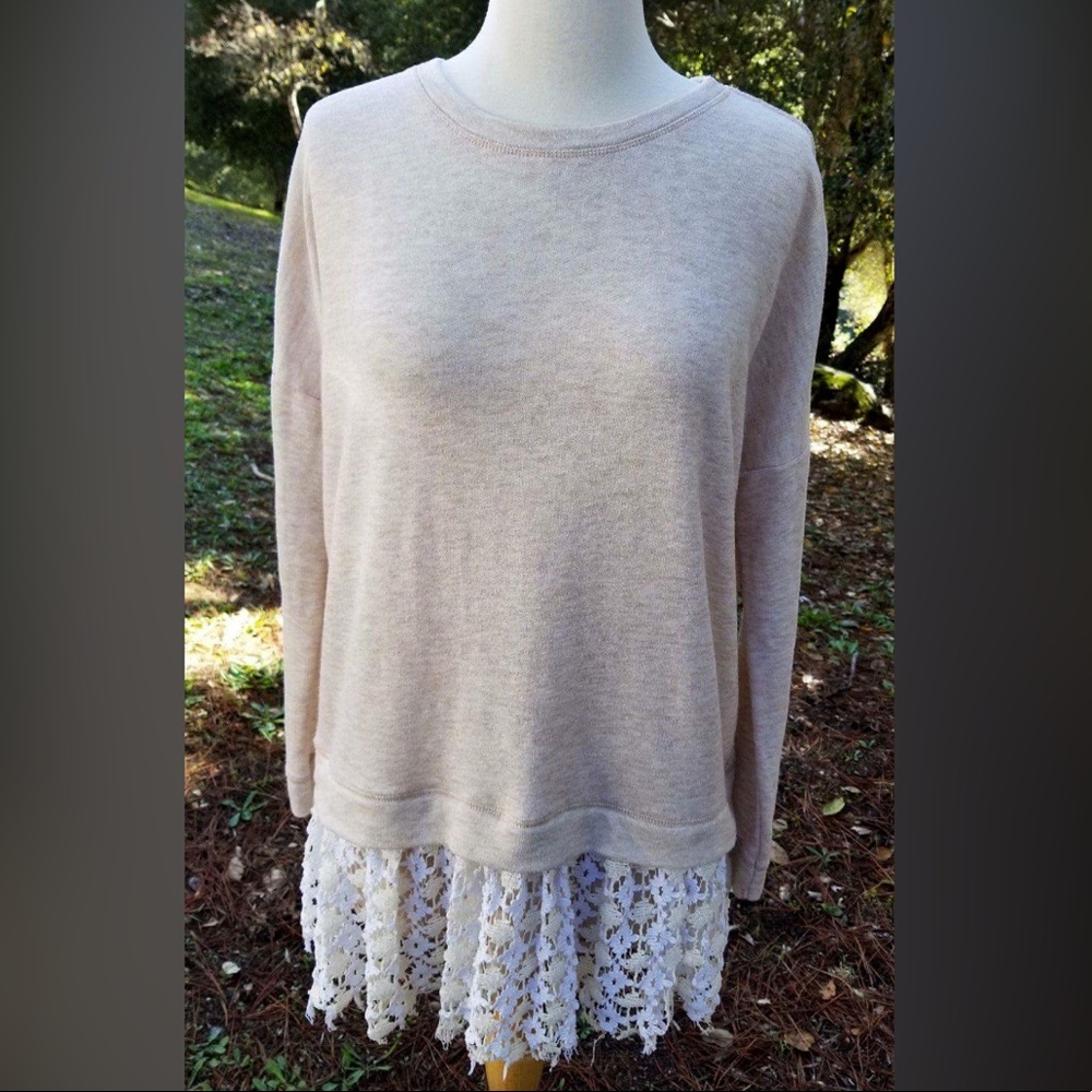 Free People Sweatshirt Tunic