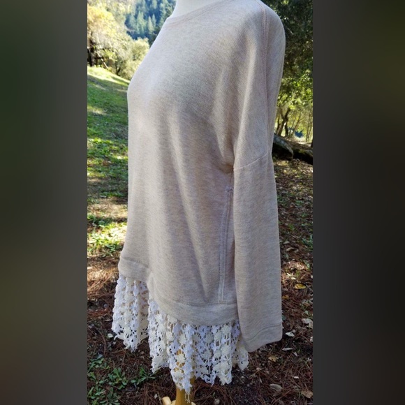 Free People Sweatshirt Tunic - Picture 3 of 6