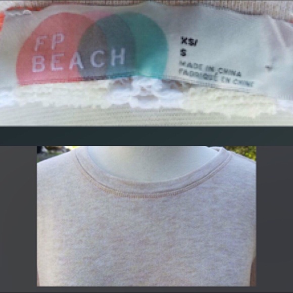 Free People Sweatshirt Tunic - Picture 5 of 6