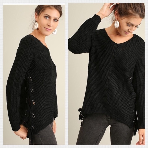 Sweaters - 🆕 Black Long Sleeve Knit Sweater. S-M-L