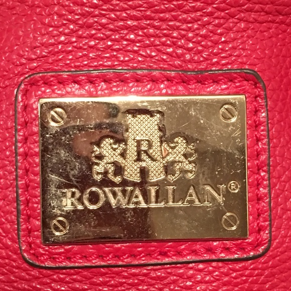Rowallan Red Pebbled Leather Bag - Picture 2 of 8