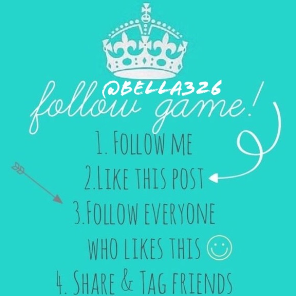 🎀 1st FOLLOW GAME 🎀 LIKE-FOLLOW-SHARE-REPEAT - Picture 2 of 3