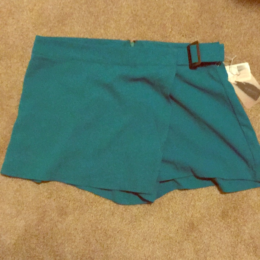 NWT Forever 21 Teal Skort