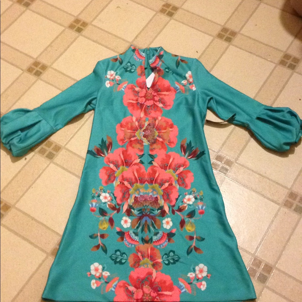 Brand new bubble sleeve dress