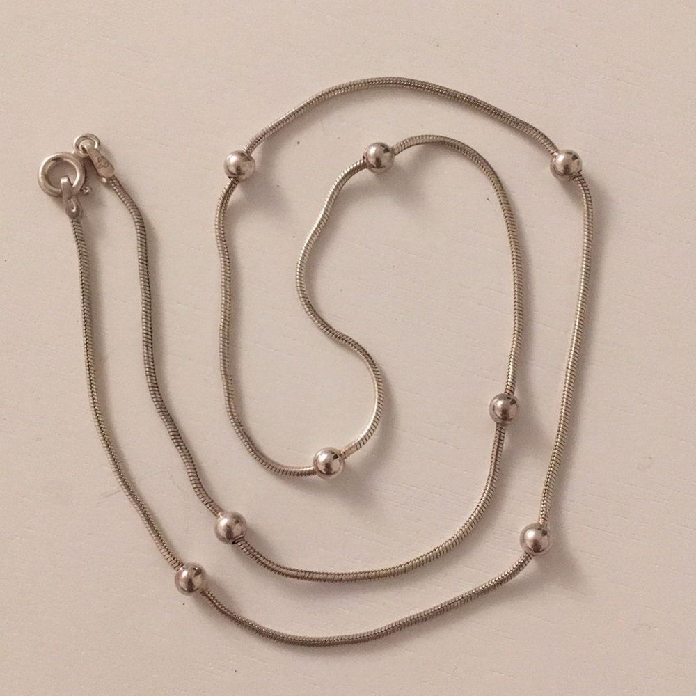 Sterling silver necklace. Brand New. From Italy.