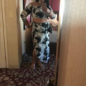 Two piece tie dye set