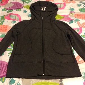 Lululemon Gray Hoodie Sweatshirt Size 10 12