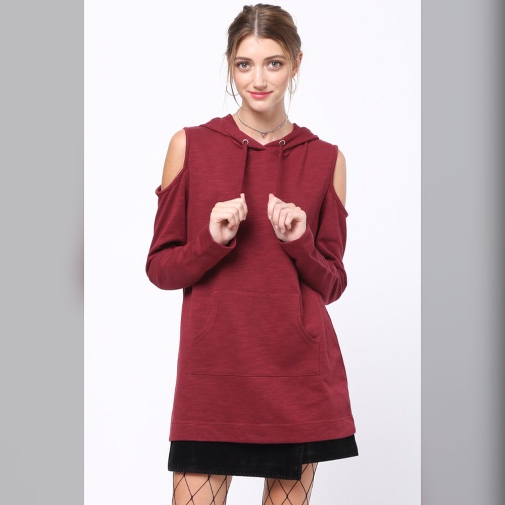 LAST 1! 😊Darling and soft Hoodie Sweatshirt Tunic - Picture 4 of 4
