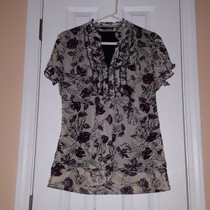 Maurices Floral Print Blouse Size XL