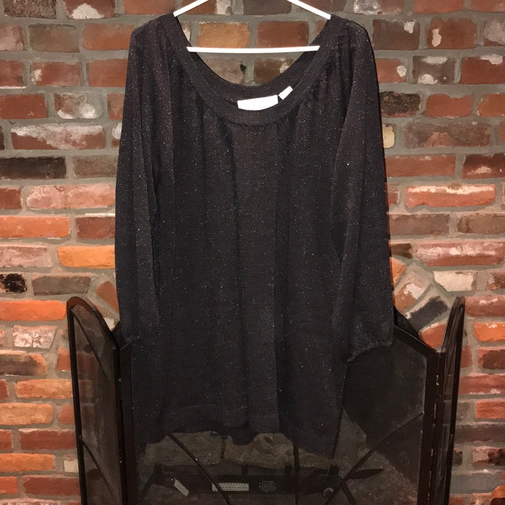 Black sparkle sweater