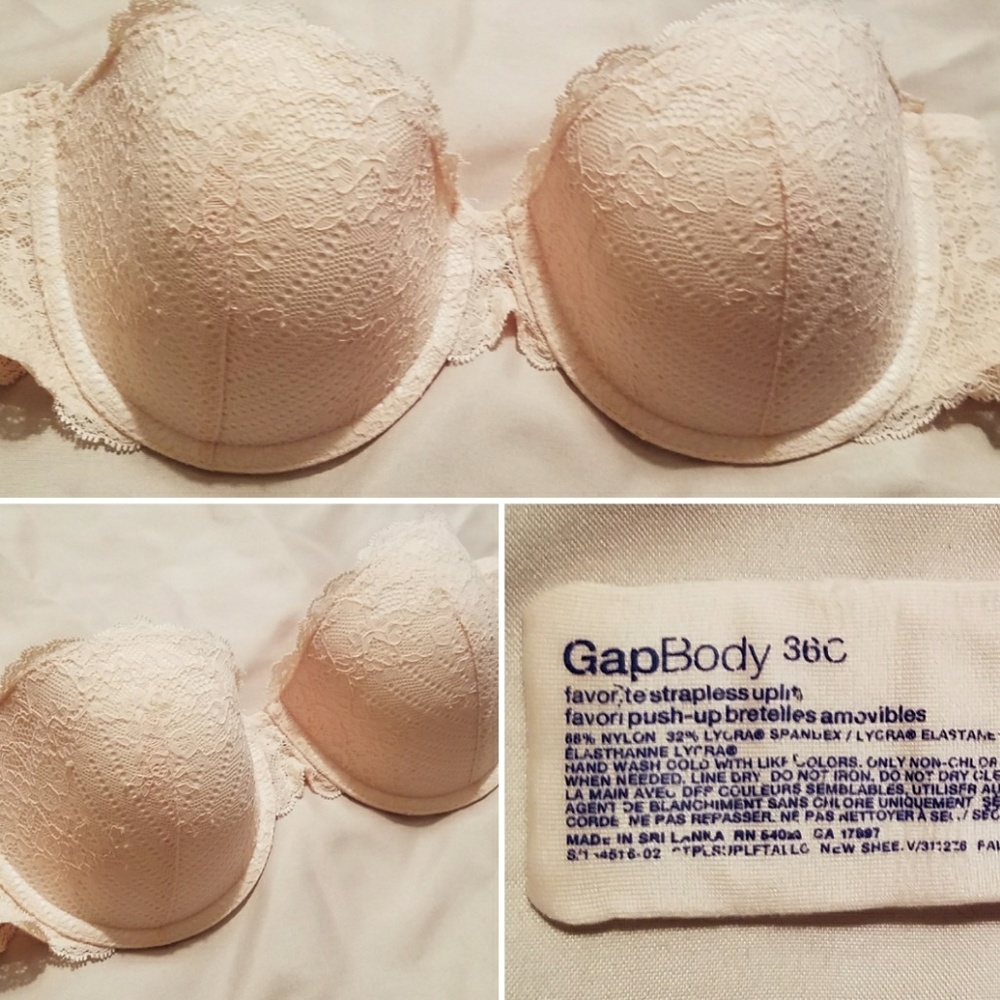 36C Gap Body Favorite Strapless Uplift Bra