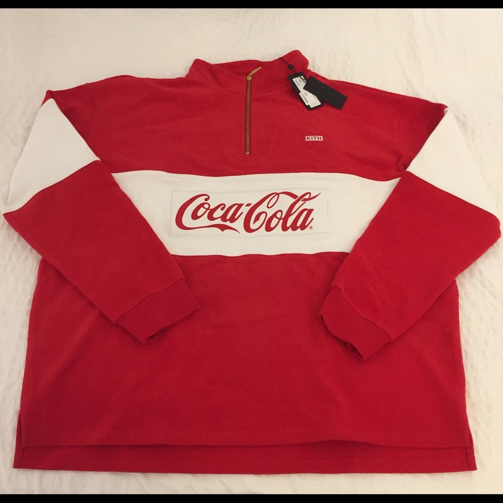 Kith x Coca-Cola Half Zip Rugby Pullover
