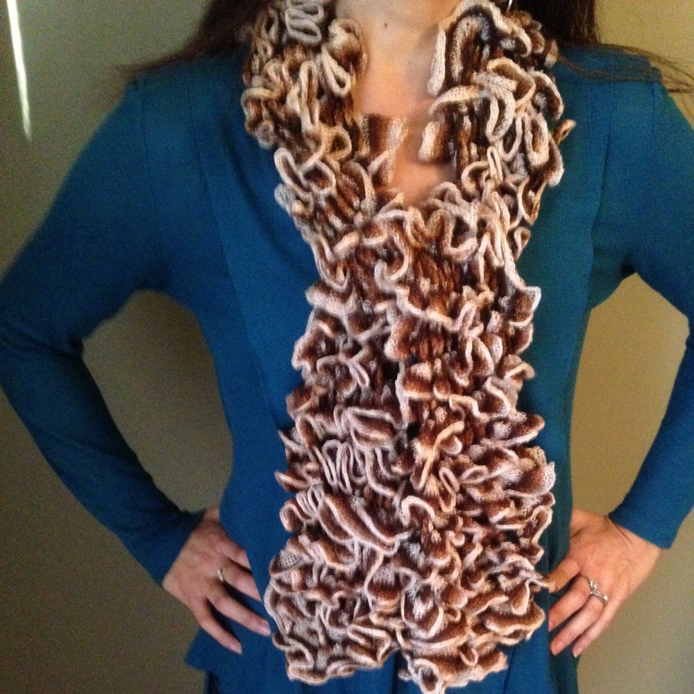 Brand new hand knit scarf