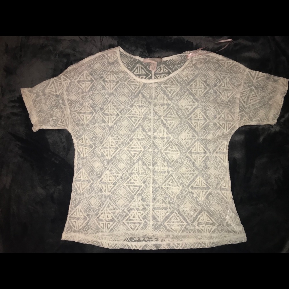 White Lace Shirt