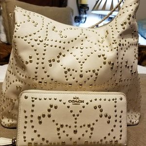 COACH CELESTE MINI STUD HOBO