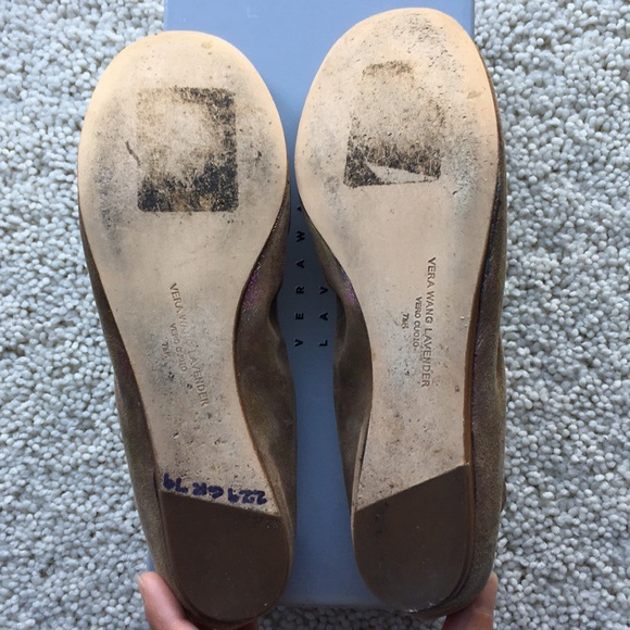 Vera Wang Lavender Ballet Flats. Size 7 1/2 - Picture 3 of 7