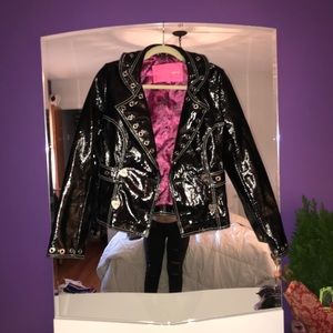 BETSEY JOHNSON leather jacket