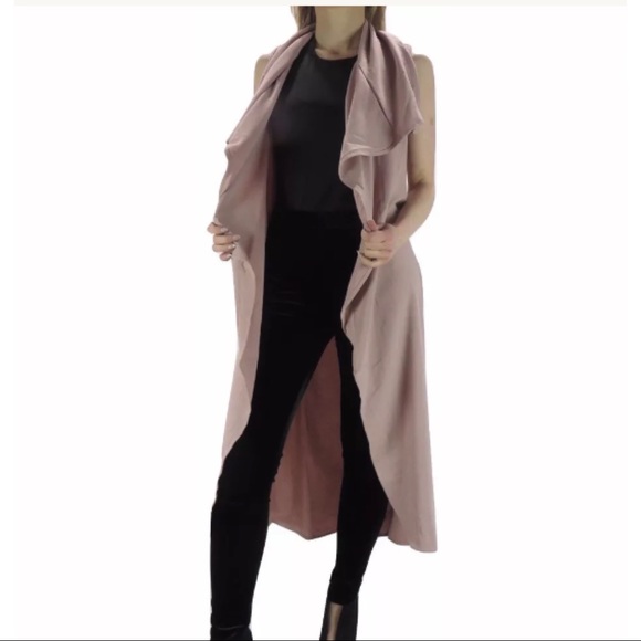 Dusty Rose Sleeveless Duster Cover-Up NWT - Picture 2 of 6