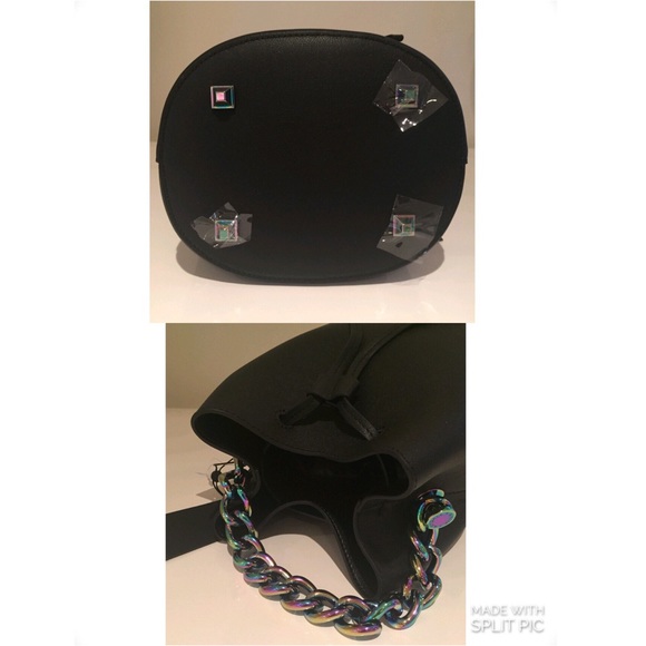 🚫GONE Kendall + Kylie Iridescent Ladie Bucket Bag - Picture 7 of 8