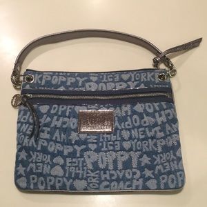 Coach- poppy New York bag (blue)