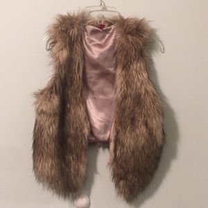 H&M faux fur vest