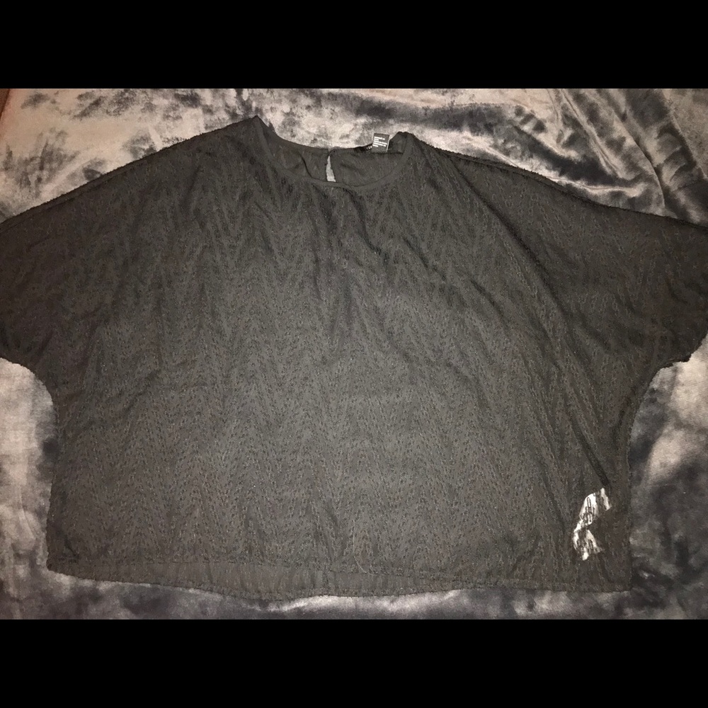 Black Sheer Blouse