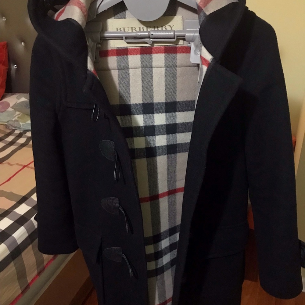 Burberry Mersey Duffle Coat Black