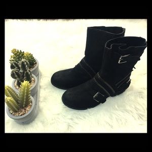 Naughty Monkey dark grey boots size 6.5