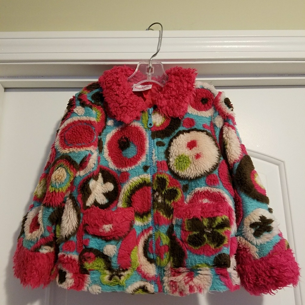 Pretty Patterned Girls Coat