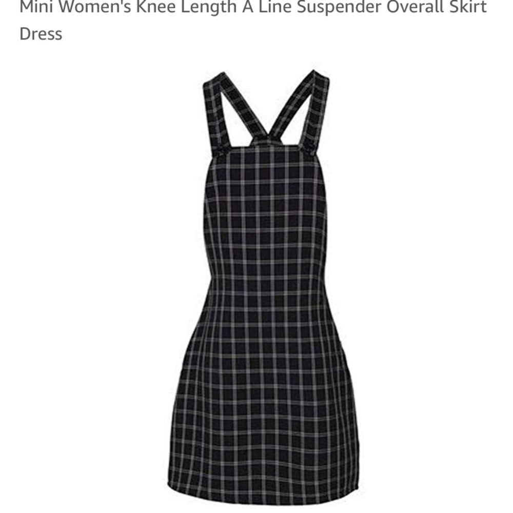 NWOT overall mini dress