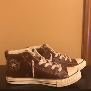 Leather Converse