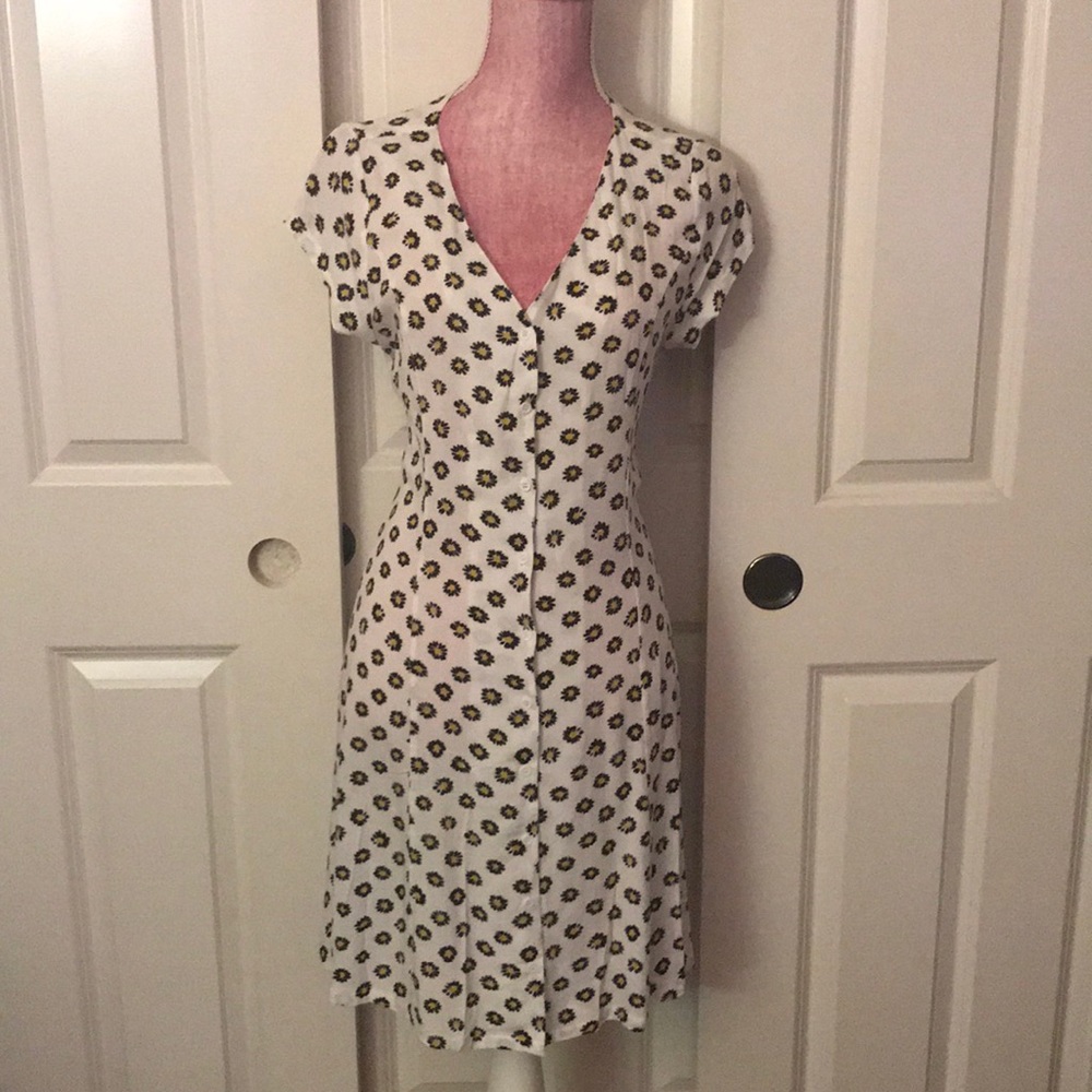 Urban outfitters floral open back dress