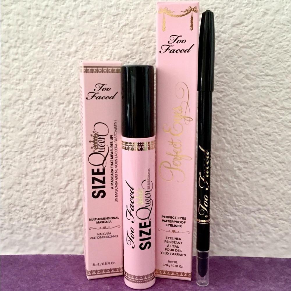 🚫SOLD! Too Faced Makeup Bundle: Size Queen, Eyes - Picture 1 of 8