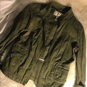 Olive Green Abercrombie Jacket