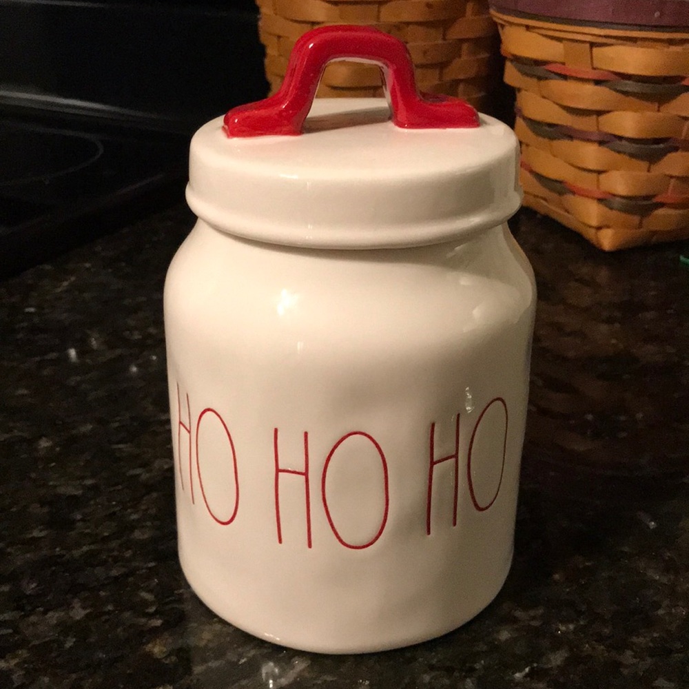 Rae Dunn Ho Ho Ho Christmas Canister