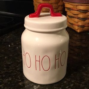 Rae Dunn Ho Ho Ho Christmas Canister