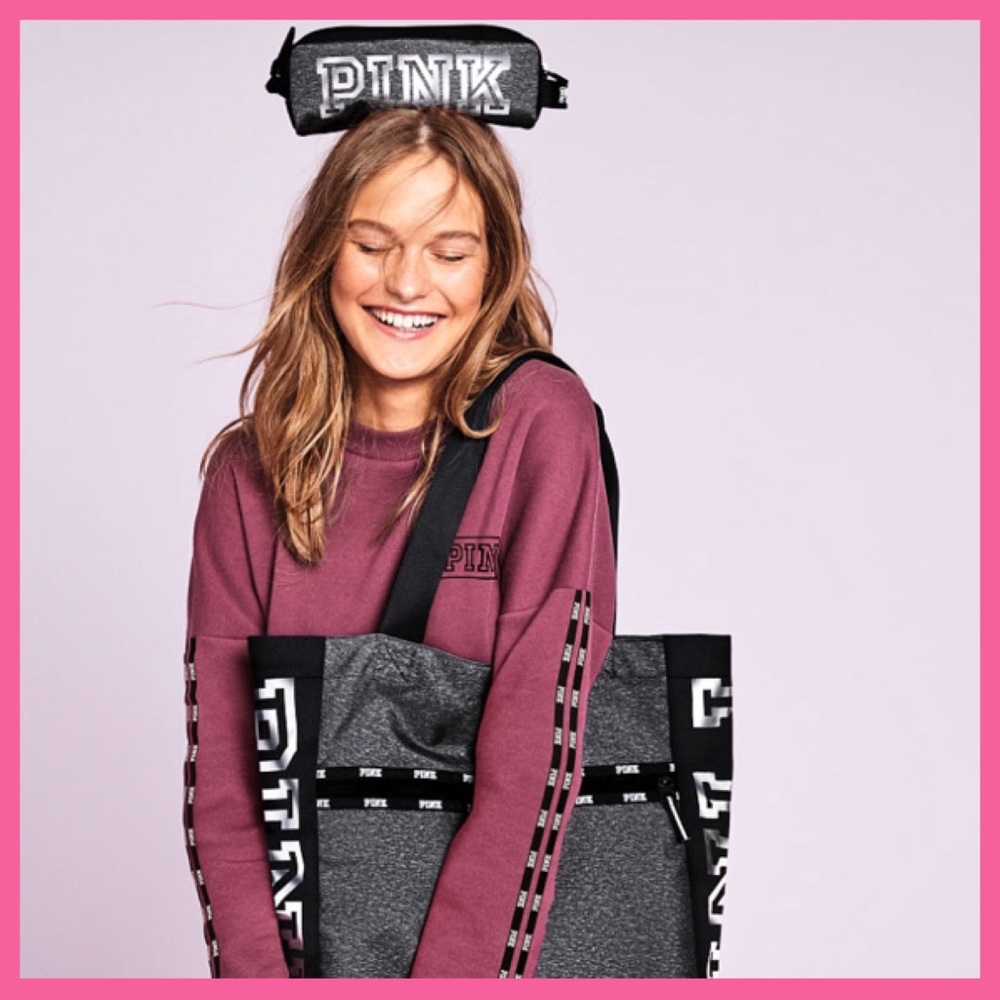 •Victoria’s Secret PINK• Tote + Tech Pouch - Picture 2 of 3
