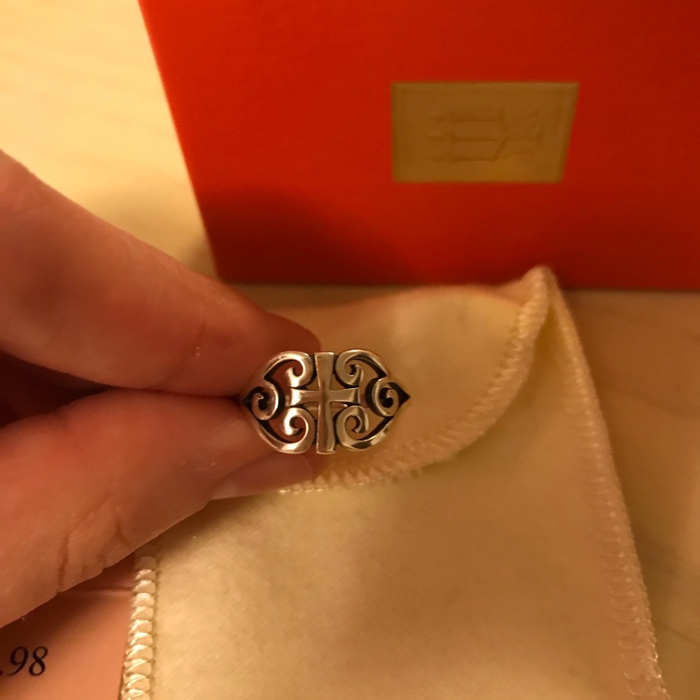 James Avery Sterling Silver Scroll Cross Ring